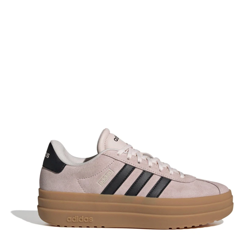 Image of adidas VL Court Bold Womens Trainers - Beige Beige 4