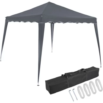 Image of Deuba - Pavilion 3x3m UV Protection 50+ Waterproof Foldable incl. Bag Folding Pavilion Capri Party Tent Garden Pop Up Tent Anthracite