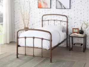 Image of Flintshire Mostyn 3ft Single Shining Rose Metal Bed Frame