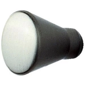 Image of Wickes Bathroom Unit Funnel Handle - Stainless Steel 50mm