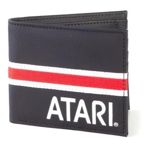 Image of Atari - Logo With Webbing Unisex Bi-Fold Wallet - Multi-Colour
