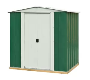 Image of Rowlinson Greenvale 6ft x 5ft Metal Apex Garden Shed