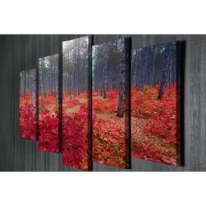 Image of BC041 Multicolor Decorative Canvas Painting (5 Pieces)