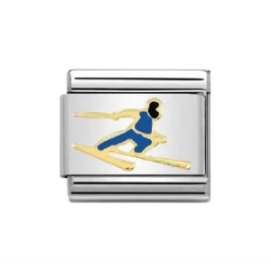 Image of Nomination Classic Sports 'Skier' Charm 030259/16