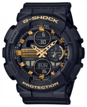 Image of Casio Unisex Sports G-Shock Black Resin Strap Black Watch