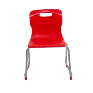 Image of TC Office Titan Skid Base Chair Size 4, Red