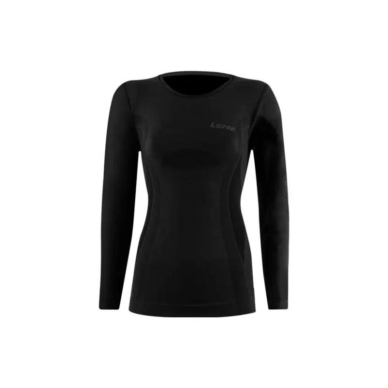Image of Womens undershirt Lenz Merino 6.0 Noir Female S