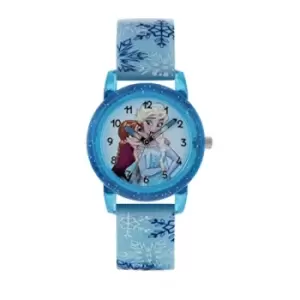 Image of Disney Frozen Blue Silicon Strap Watch FZN9012