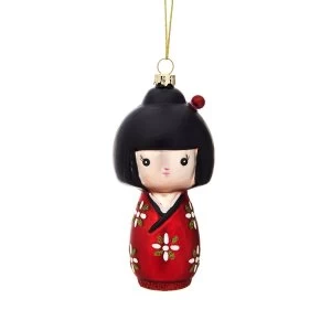 Image of Sass & Belle Kokeshi Doll Shaped Bauble