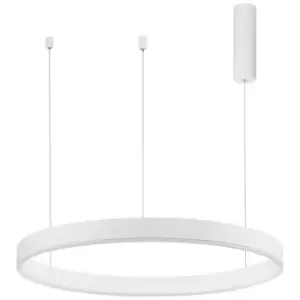 Image of Merano - Argentia Integrated LED Pendant Ceiling Light Sandy White Aluminium LED 48W 3360Lm 3000K