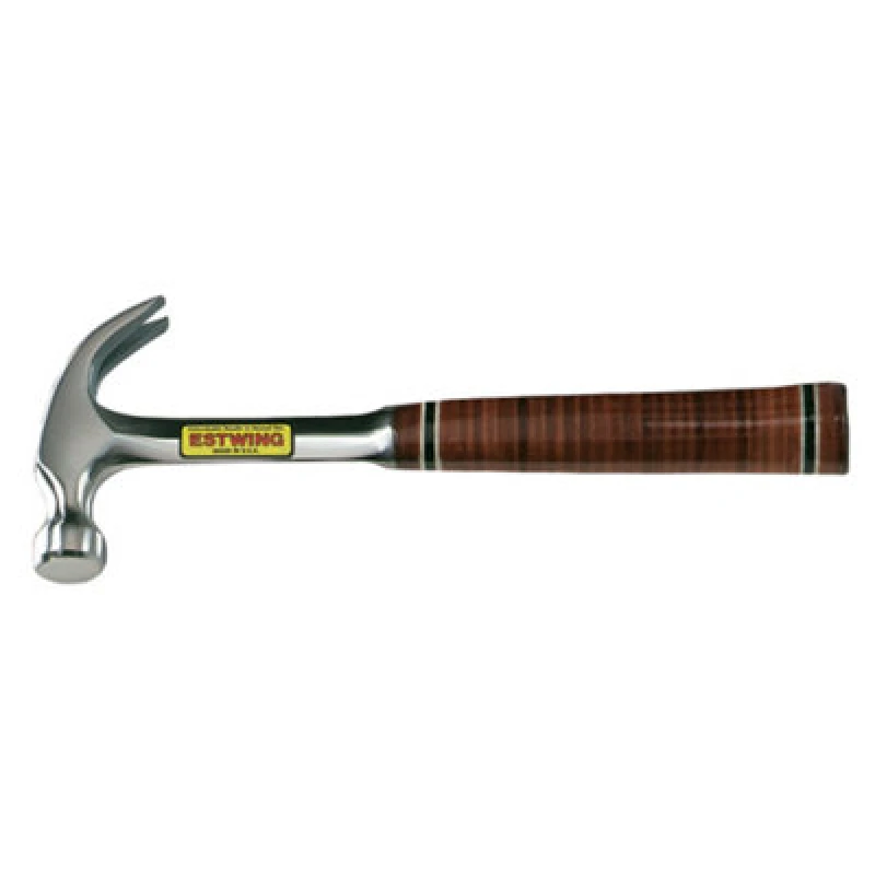 Image of Draper 23499 Estwing E12C Curved Claw Hammer With Leather Grip, 12Oz/336G