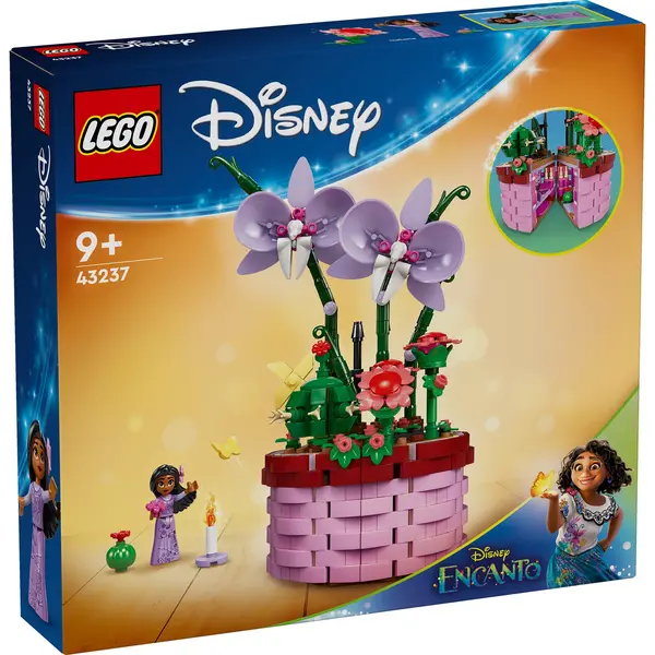 Image of LEGO Disney Encanto Isabela's Flowerpot with Buildable Flower Toy and Film Character 43237 Toys - Lego
