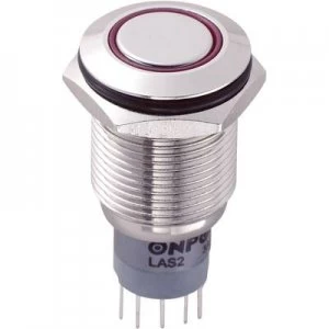 Image of TRU COMPONENTS LAS2GQF 22ER12VNP Tamper proof pushbutton 250 V AC 3 A 2 x OnOn momentary