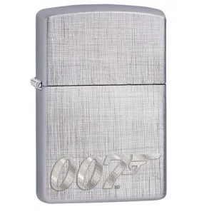 Image of Zippo James Bond 007 Linen Weave Finish Windproof Lighter