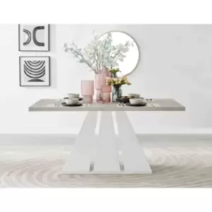 Image of Furniture Box Athens 6 Seater Beige Stone Dining Table