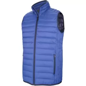 Image of Kariban Mens Quilted Lightweight Down Bodywarmer (S) (Light Royal)