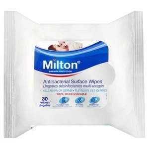 Image of Milton Antibacterial Surface Wipes x30