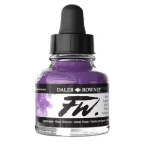Image of Daler-Rowney FW Artists Acrylic Ink 29.5ml Velvet Violet