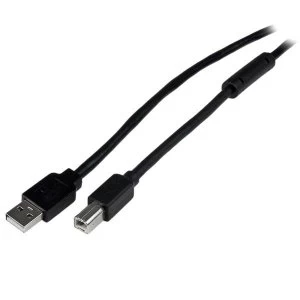 Image of StarTech 20m Active USB 2.0 A to B Cable MM