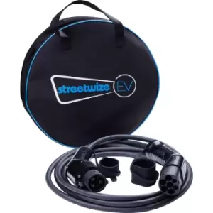 Image of Streetwize Type 1 to Type 2 1 Phase EV Charging Cable 32A