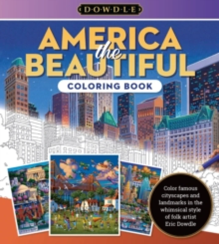 Image of America the Beautiful Coloring Book. Paperback. By Eric Dowdle Books