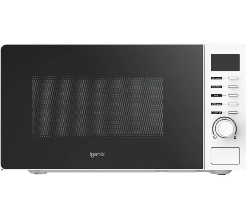 Image of IGENIX IGMS02070W Solo Microwave - Black, White 5016368013557