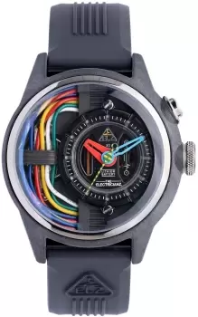Image of Electricianz Watch Nylon Carbon Z 42mm Black Rubber