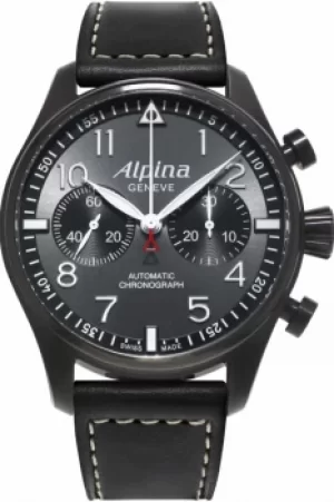 Image of Mens Alpina Startimer Pilot Automatic Chronograph Watch AL-860GB4FBS6