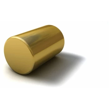 Image of 25MM X 500MM Brass Round Bar CW614N/CZ121- 1 Pce - Indexa