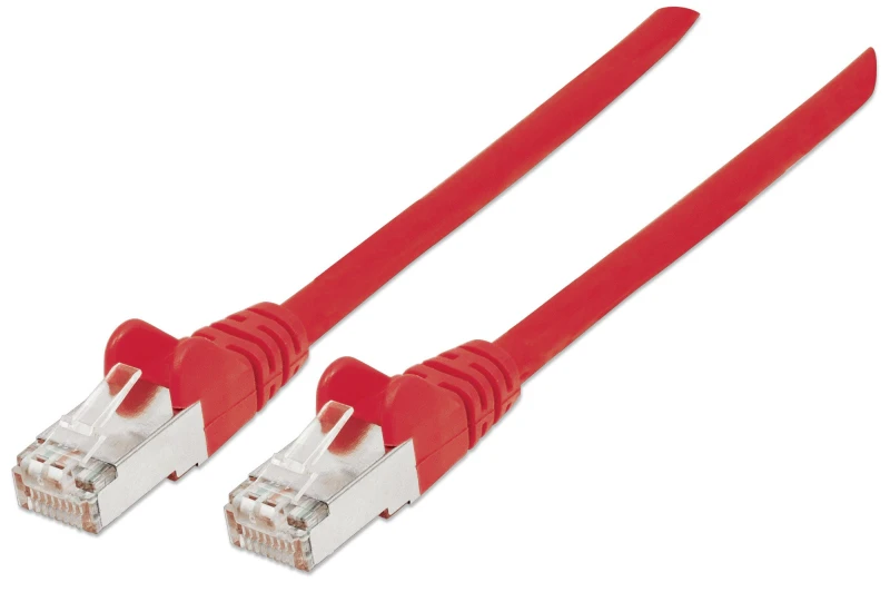 Image of Intellinet Network Patch Cable. Cat6A. 2m. Red. Copper. S/FTP. LSOH /