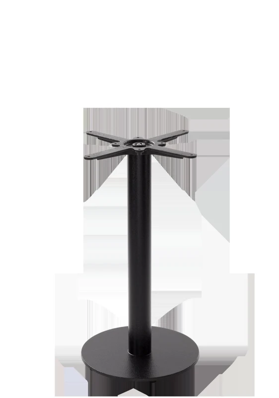 Image of netfurniture Black Cast Iron Round Table Base - Small - Height - 730 mm Black unisex