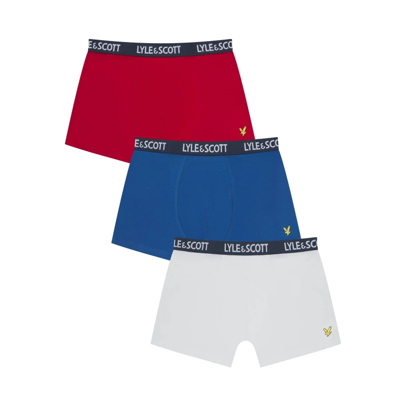 Image of Lyle and Scott Lyle 3Pk Core Trunk Jn44 Trunks 6-8Y Multi 43222869175