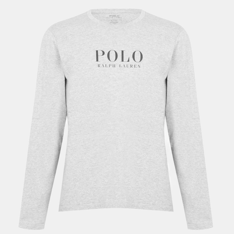 Image of Polo Ralph Lauren Box Logo T-Shirt Andover Heather male M