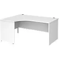 Image of Dams International Left Hand Ergonomic Desk MP16ELWH 1,600 x 1,200 x 725 mm