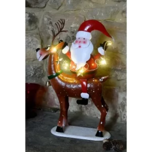 Image of Santas Comet Light Up Christmas Decoration