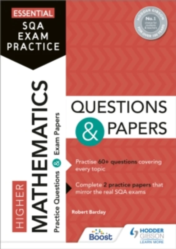 Image of Robert Barclay Essential SQA Exam Practice: Higher Mathematics Questions and Papers Book Multi unisex