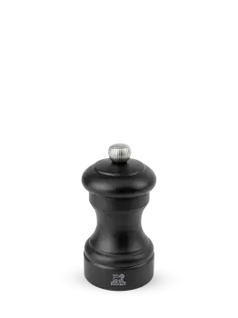 Image of Manual pepper mill, beech wood, matte Black finish, 10cm Bistro