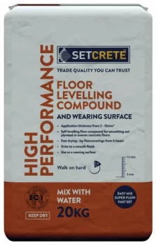 Image of Setcrete High Performance Floor Levelling Compound - 20KG