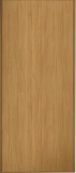 Image of Wickes Sliding Wardrobe Door Oak Frame and Panel - 2220 x 762mm