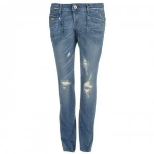 Image of G Star Low T Tapered Jeans - custom repair