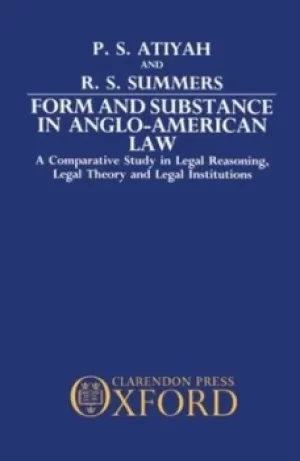 Image of Form and substance in Anglo-American law by P. S. Atiyah