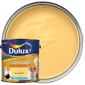 Image of Dulux Easycare Washable & Tough Banana Split Matt Emulsion Paint 2.5L