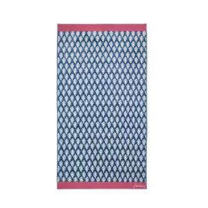 Image of Joules Oak Leaf Hand Towel, Blue