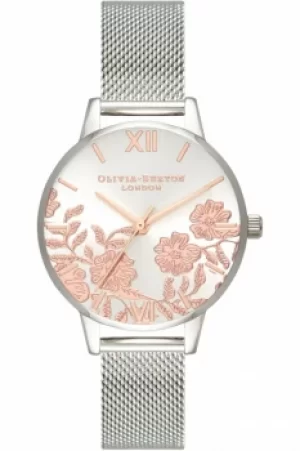 Image of Ladies Olivia Burton Lace Detail Watch OB16MV90