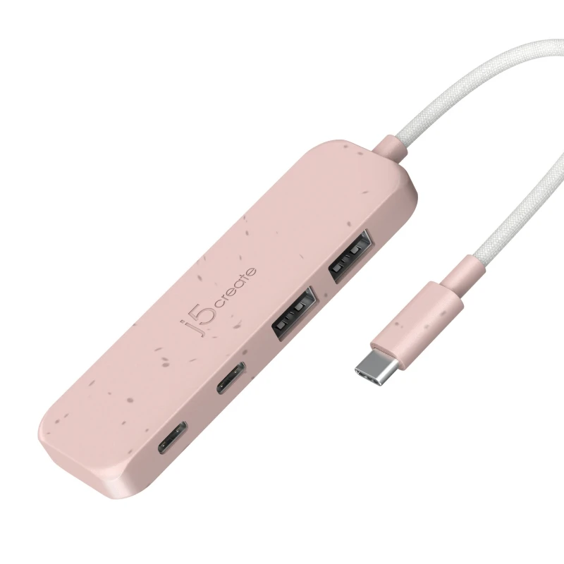 Image of j5 create j5create Eco-Friendly USB-C to 4-Port Type-C & Type-A Gen 2 Hub JCH342ER-N