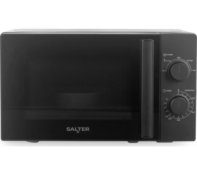Image of Salter Kuro EK6443MBLK 20 Litre 25cm High, Freestanding Small Standard Microwave Oven - Black