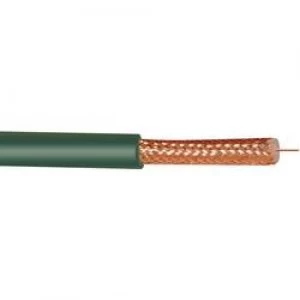 Image of AV cable RG59 1 x 0.22 mm2 Green ABUS TV