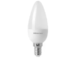 Image of Megaman RichColour 5.5W LED E14/SES Candle Cool White 360° 470lm Dimmable - 142562