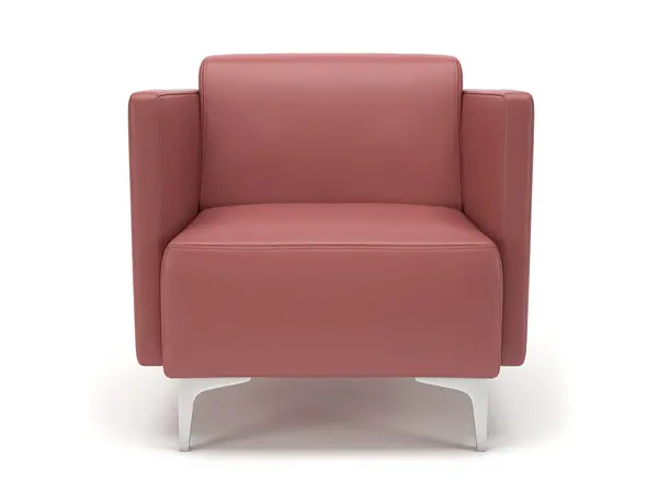 Image of Dynamic Office Solutions Napa Slim Arm 75cm Wide Armchair in Cristina Marrone Ultima Faux Leather NSS05907