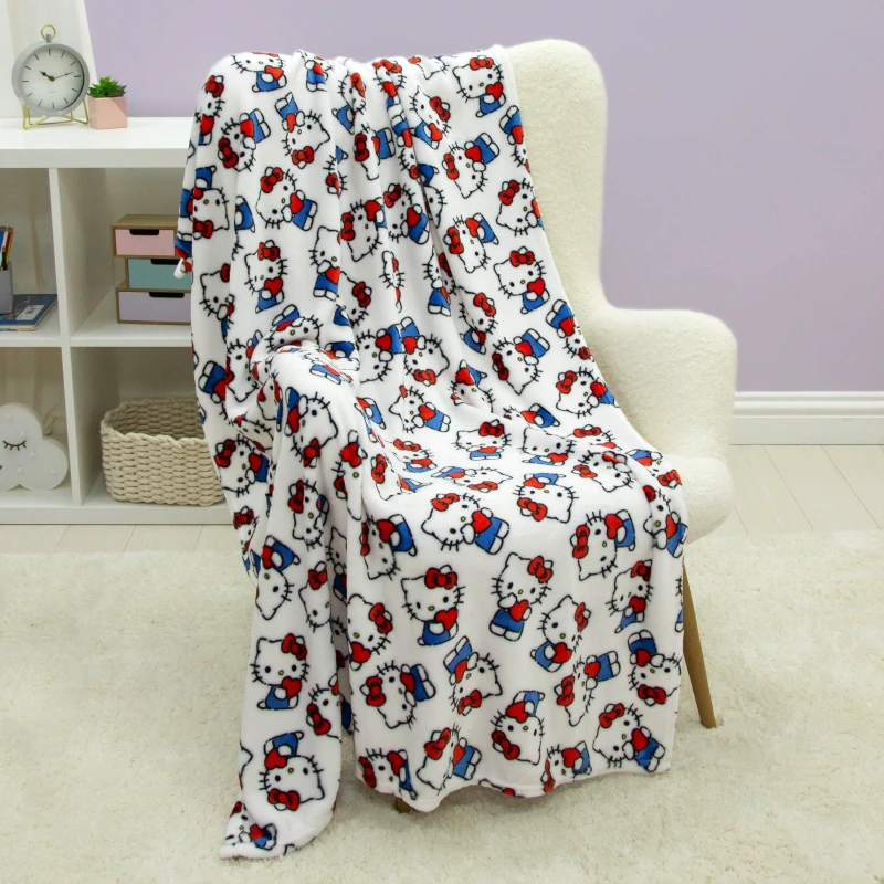 Image of Hello Kitty Heartheld Fleece Blanket Multi
